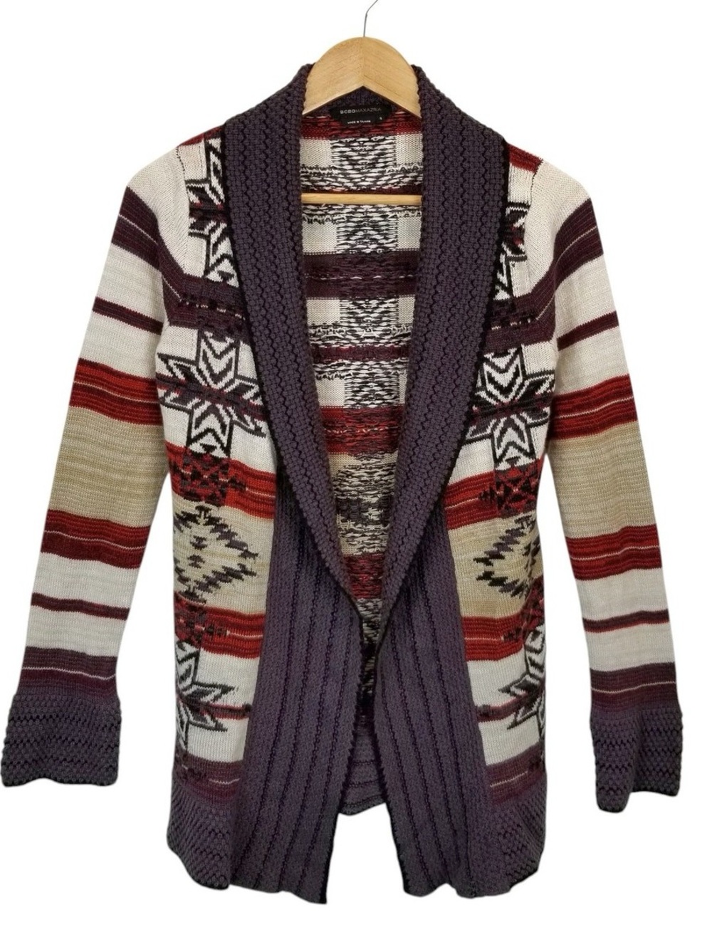 BCBGMaxazria Women’s Aztec cardigan